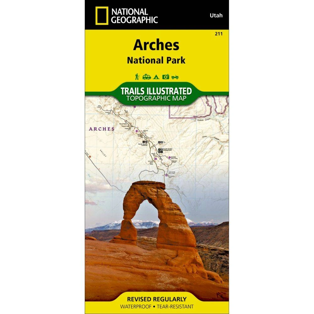 Explore Arches National Park The National Geographic Map Adventure Awaits!